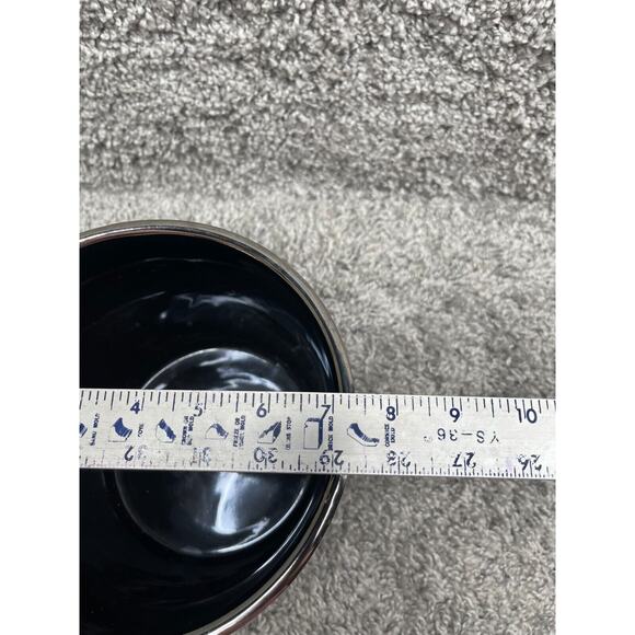 Silver Cylinder Shape Planter Pot Vase Solid 7" Height - Picture 6 of 12